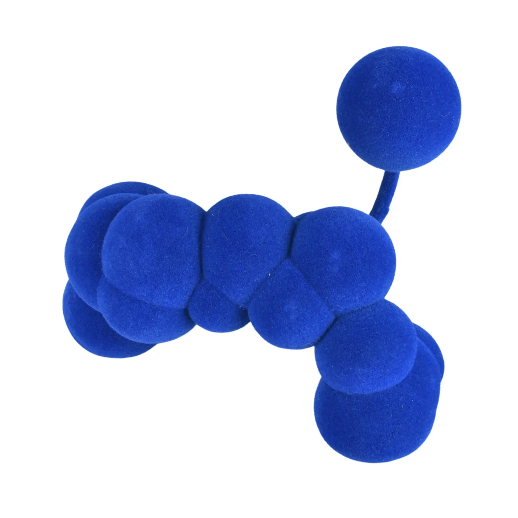 Samtfigur - beflockt - Einzigartiges Deko-Objekt Dekofigur Velvet Abstrakt