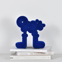 Samtdeko - TicTacToe-Figur - Deko-Objekt Pop-Art Dekofigur aus Samt Marino