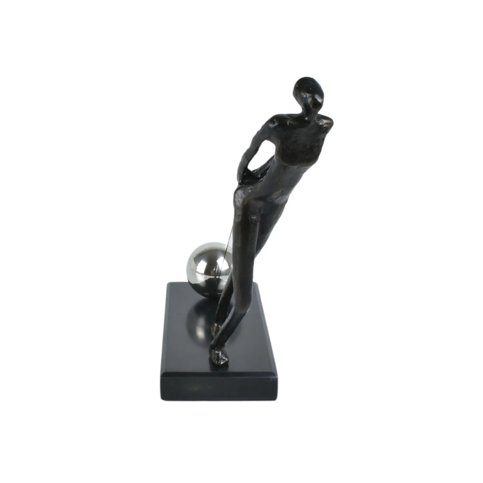 Dekofigur - symbolisch - Moderne Metallfigur Stahl Menschskulptur Persévérance Default Title