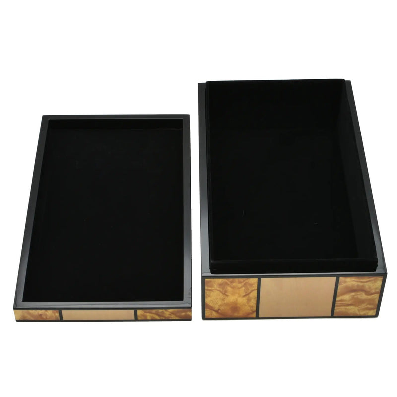 Schmuckbox - Edle Aufbewahrungsbox Intarsien – Art-Deco Schmuckdose – Coffee-Table-Box Mosa