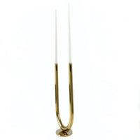 Kerzenständer-Set - U-Form Stabkerzen - Designer Kerzenhalter Leuchter Enamigi
