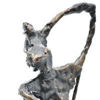 Dekofigur - Skulptur Elegante Tanzsilhouette auf Marmor – Femme Élan