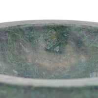 Marmorschale - rund 24cm - Kleine Rundschale edle Obstschale Verdant Arc