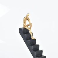 Dekofigur - Skulptur Symbolische Treppen-Inszenierung Scala Cogitans