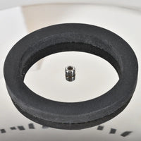 Dekoschale - Rund mit Griff - Elegante Obstschale handgefertigt Lima
