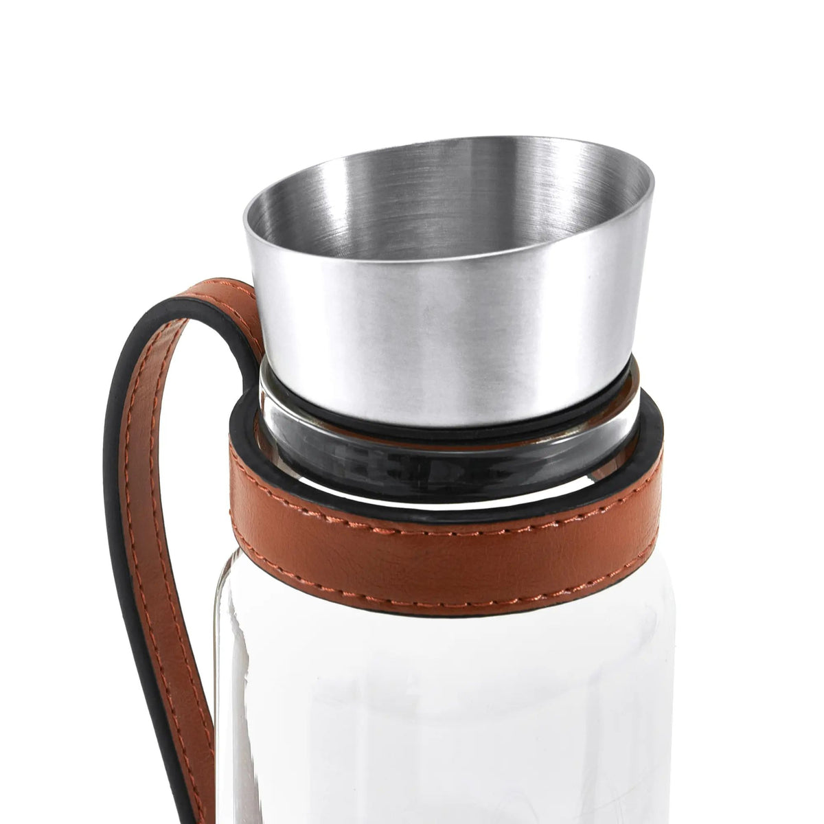 Karaffen-Set - mit 2 Gläsern - Edle Wasserkaraffe mit Griff und CloseUp Essence