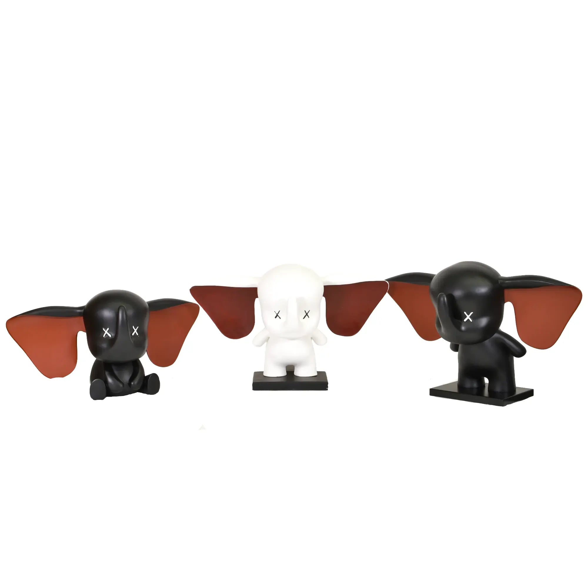 Cartoonfigur - Deko Skulptur Pop‑Art Jumbo Elefant Große – Art-Toy – Deko‑Objekt Elephas Dumbo Nan