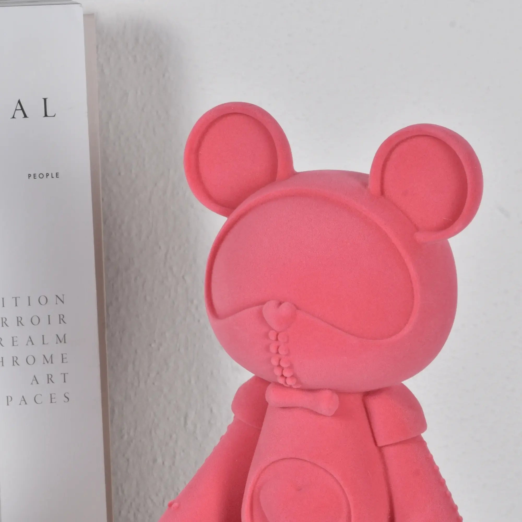 Samtfigur - in Bärform - Trend Dekofigur Bär Deko-Objekt Ours Doux