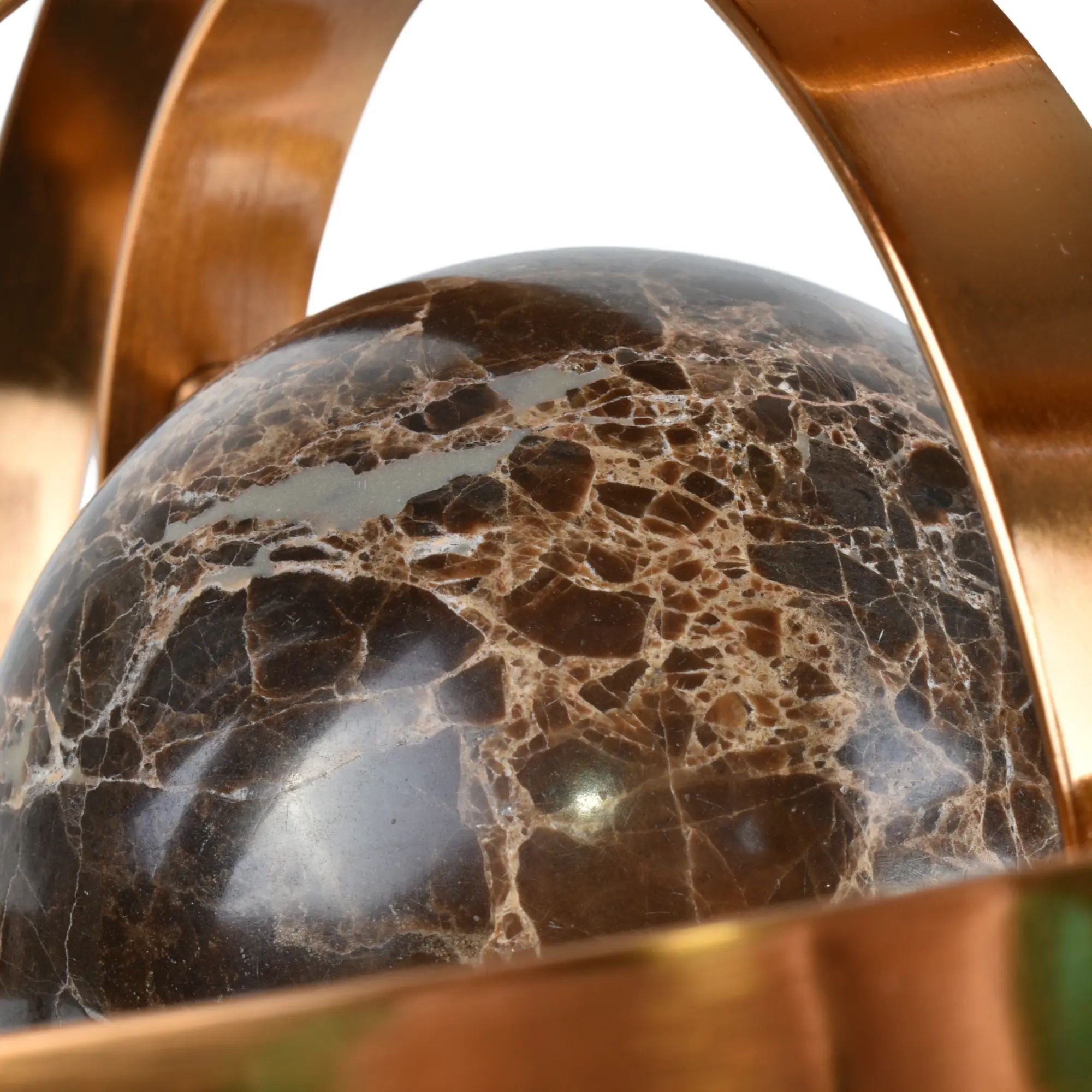 Dekokugel - Armillarsphäre Globus - Astronomie Designer Dekoration AliaMondo Antikgold