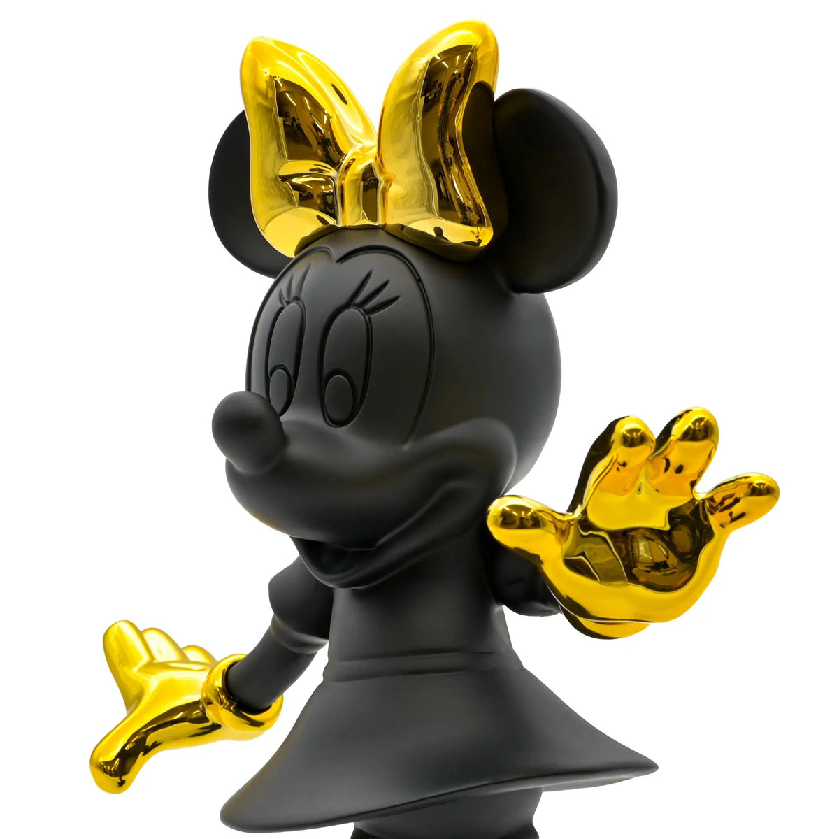 Zeichentrickfigur - Lachende Goldene Minnie Maus Sammlerstück - wel.Minnie Mouse