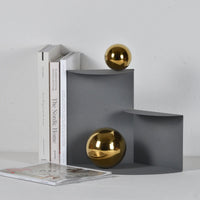 Dekoobjekt - mit Goldkugeln - Dekoskulptur Regal- und Tischdeko Metall Géométrique