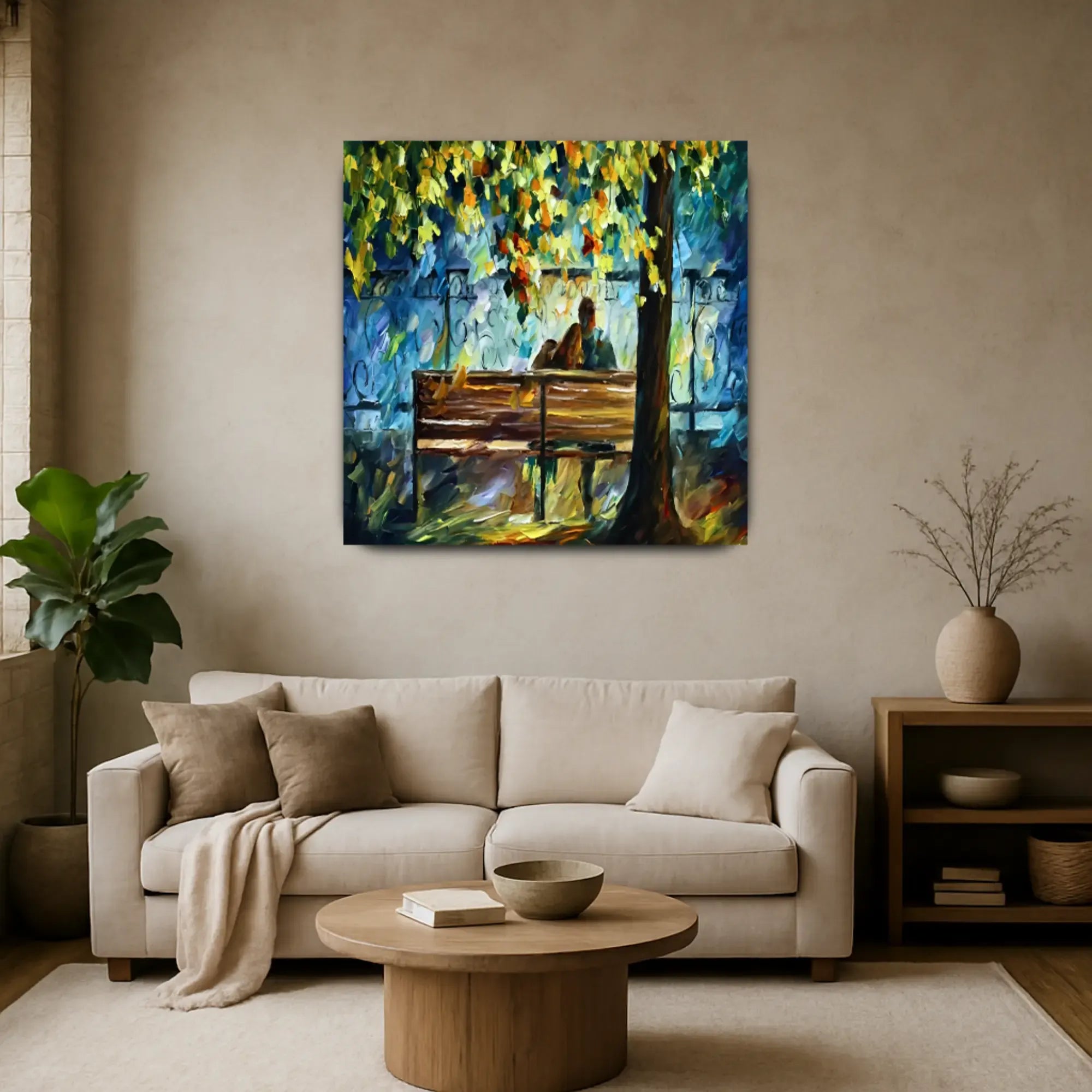 Großes Gemälde - Momento de Serenidad