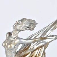 Dekofigur - Elegante Skulptur Schwebende Tanzsilhouette Danza Aurea