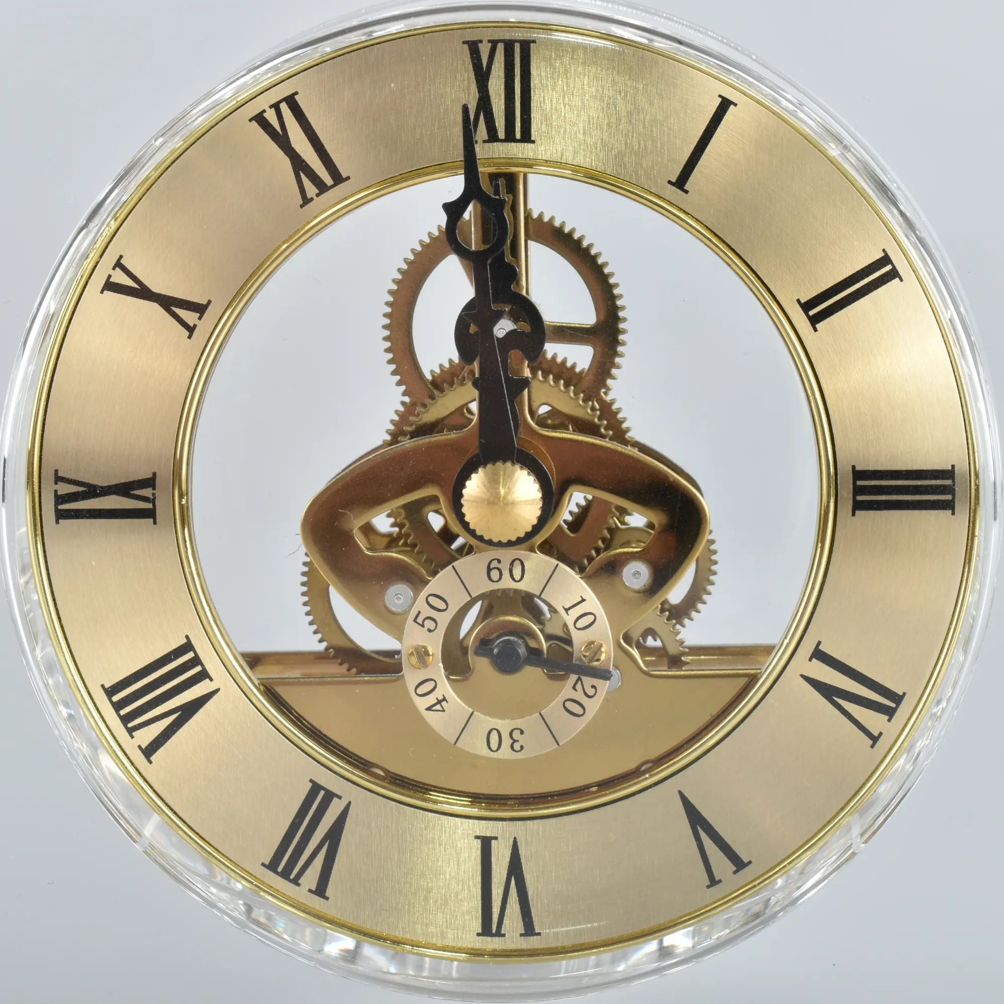 Deko-Tischuhr - klassisch - Standuhr transparent Kristalluhr Nobilis Default Title