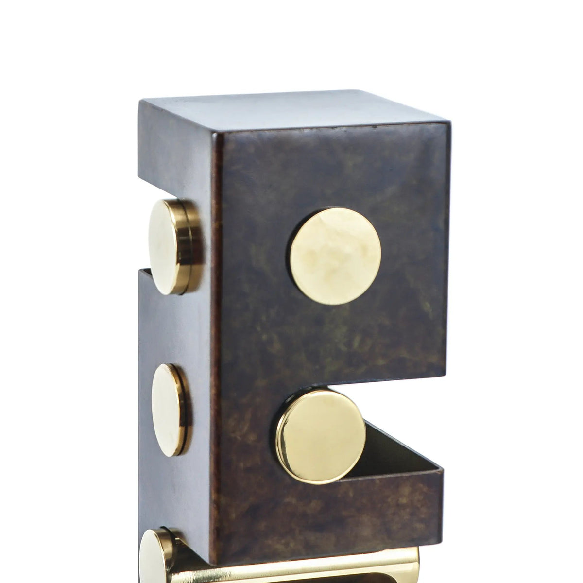 Skulptur - mit Goldakzenten - Designobjekt edle Dekoration Skulptur Seguro