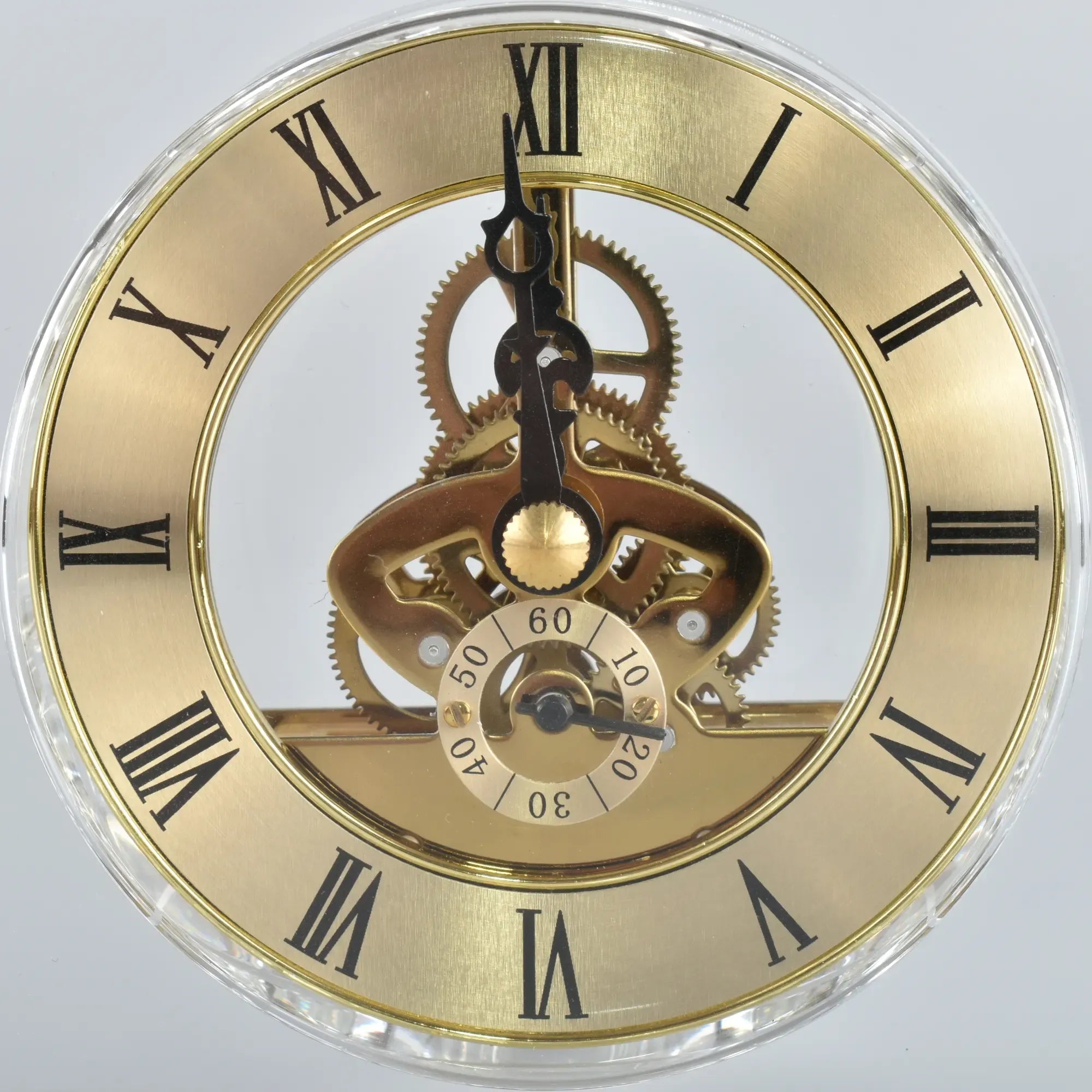 Deko-Tischuhr - klassisch - Standuhr transparent Kristalluhr Nobilis Default Title