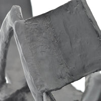 Dekofigur - Skulptur Puristische Kreisfigur Lesender im Ring Orbis Lectio