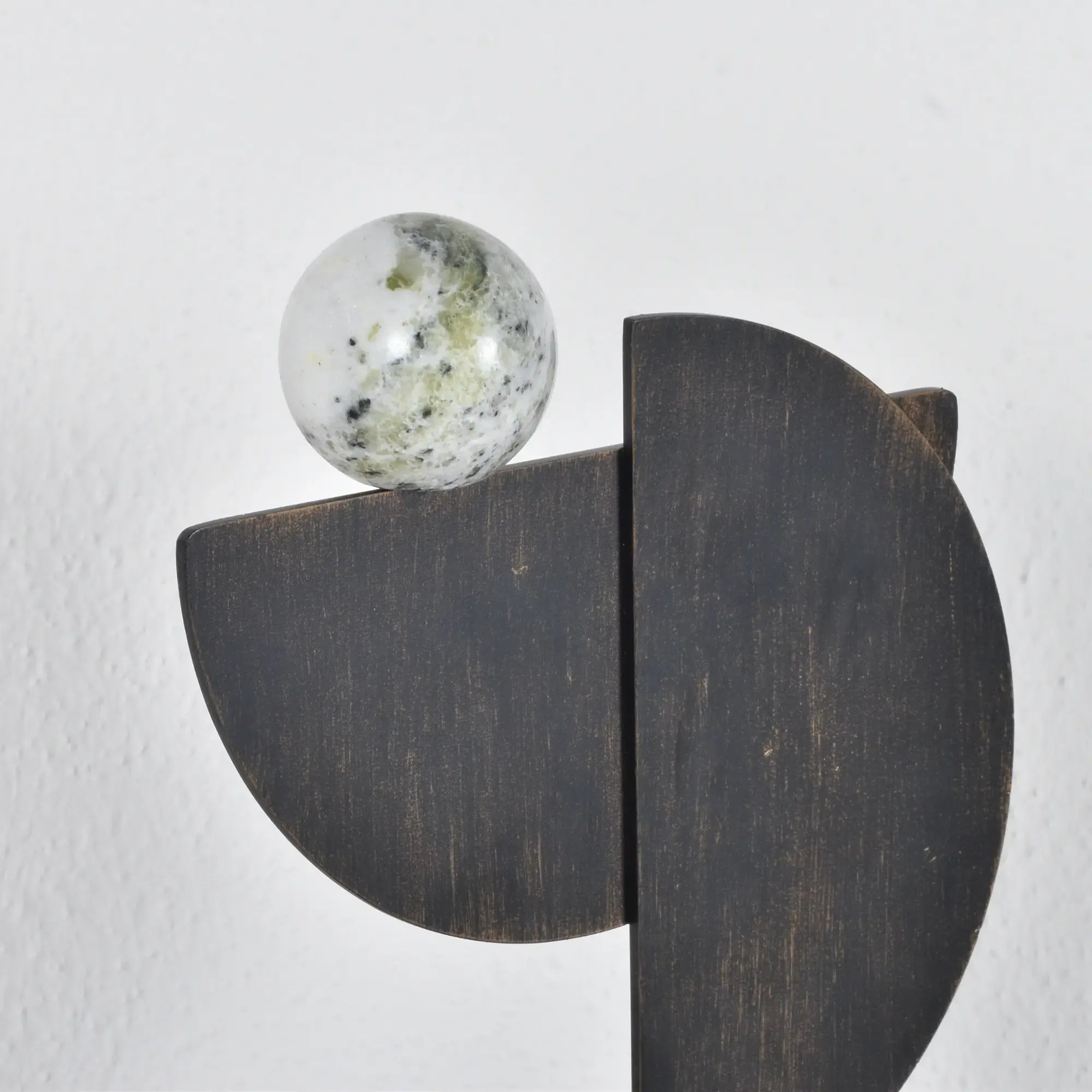 Dekoobjekt - geometirsch - Design Skulptur für Wohnzimmer Regal-Deko Géométrique Bronze Default Title