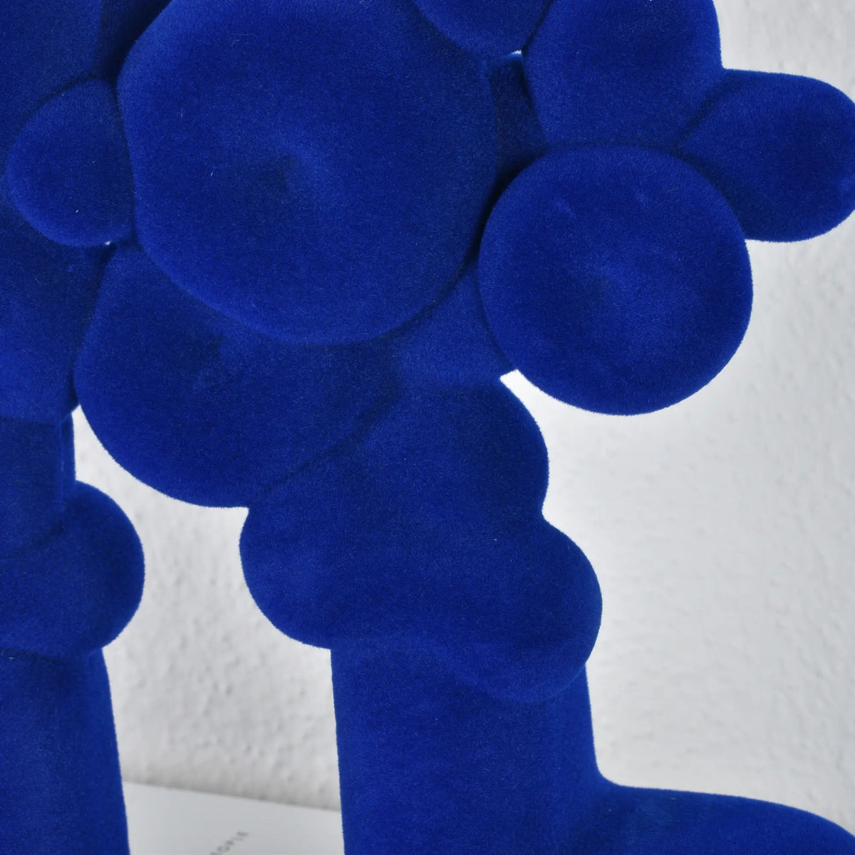 Samtdeko - TicTacToe-Figur - Deko-Objekt Pop-Art Dekofigur aus Samt Marino