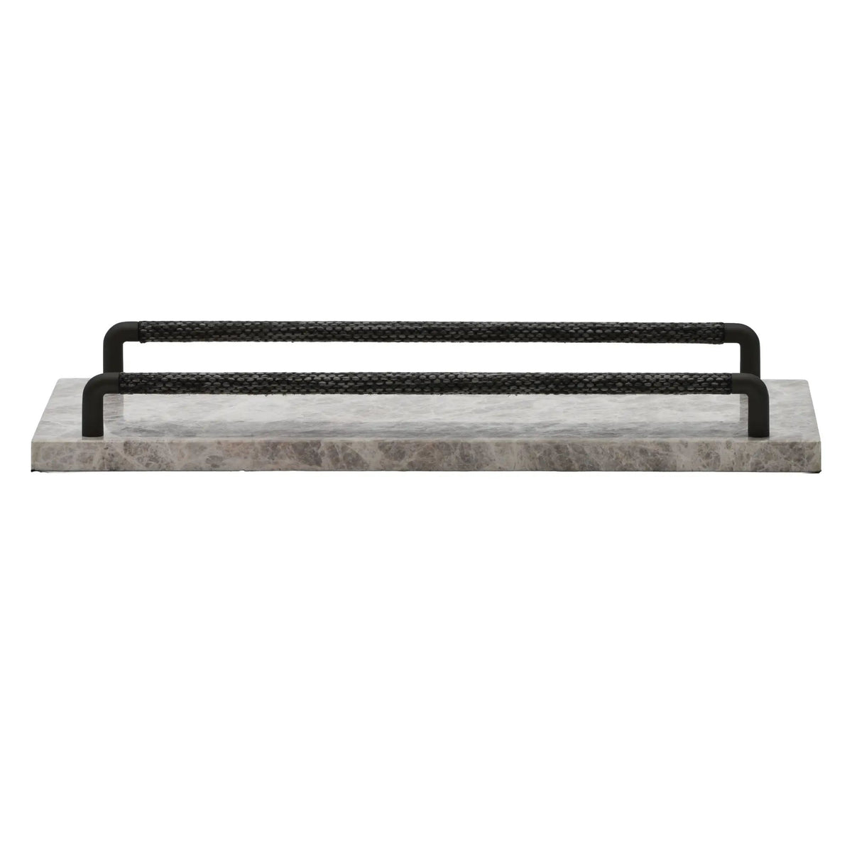 Tablett - Marmor mit Griffleisten - Edles Präsentiertablett – Design Serviertablett Pietra