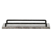 Tablett - Marmor mit Griffleisten - Edles Präsentiertablett – Design Serviertablett Pietra