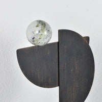 Dekoobjekt - geometirsch - Design Skulptur für Wohnzimmer Regal-Deko Géométrique Bronze