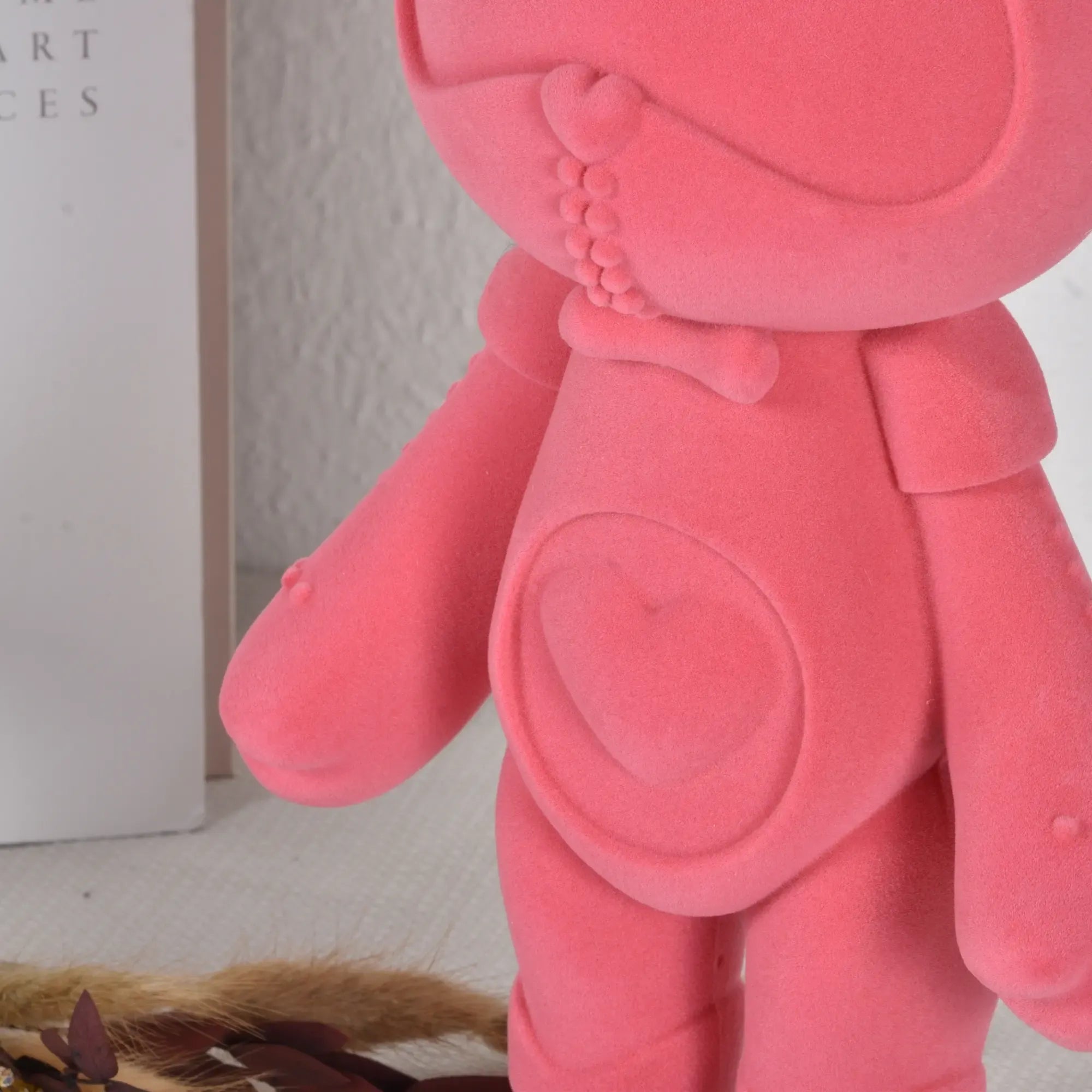 Samtfigur - in Bärform - Trend Dekofigur Bär Deko-Objekt Ours Doux