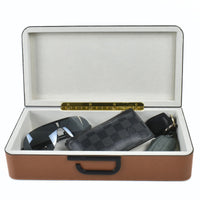 Lederbox - rechteckig mit Deckel - Edle Accessoirebox stilvolle Schmuckbox Aristo Case
