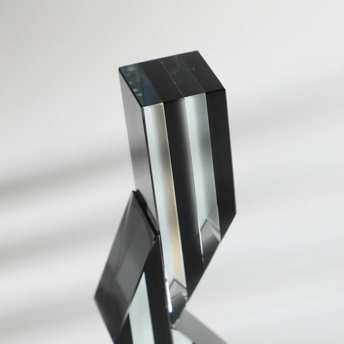 Dekoobjekt - Skulptur Geometrische Kristallkomposition Cristallo Ombra