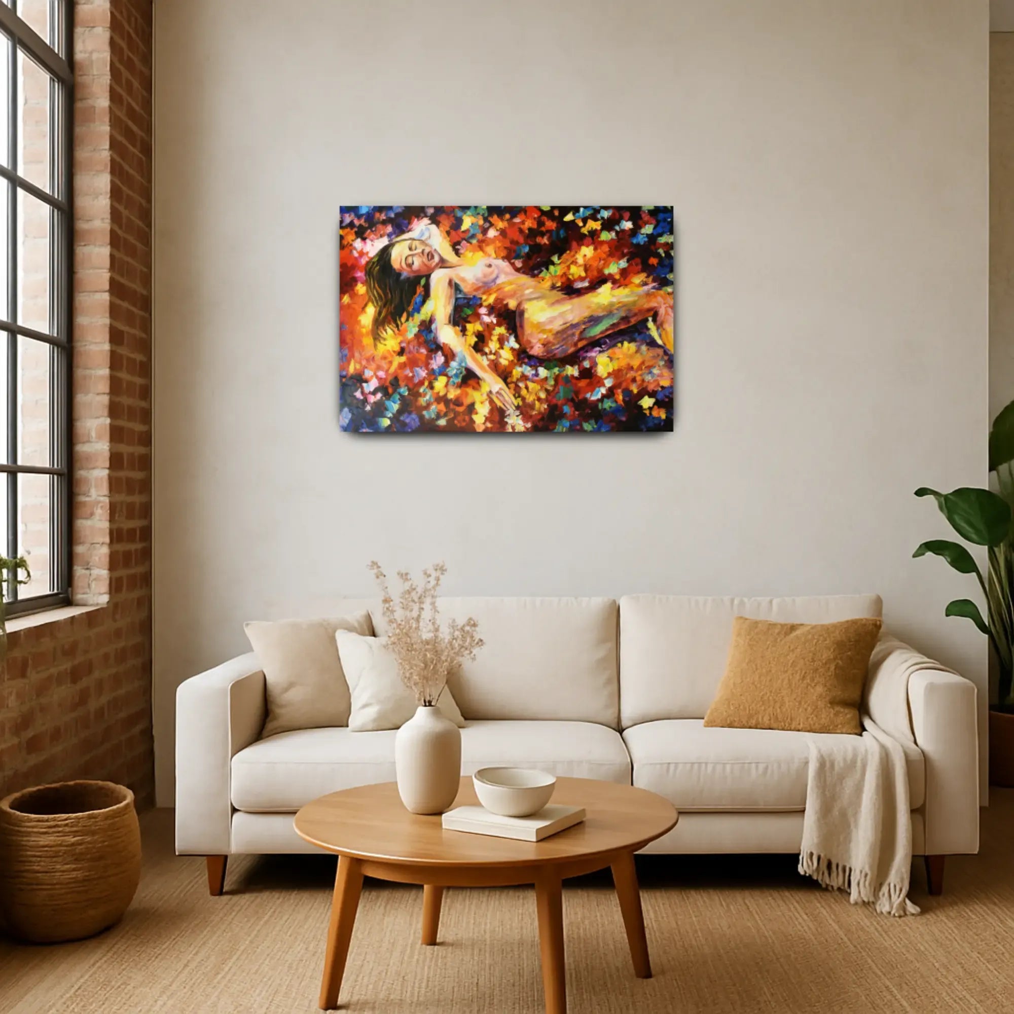 Großes Gemälde - Feuer der Seele