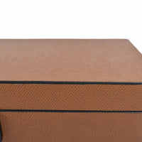 Lederbox - rechteckig mit Deckel - Edle Accessoirebox stilvolle Schmuckbox Aristo Case