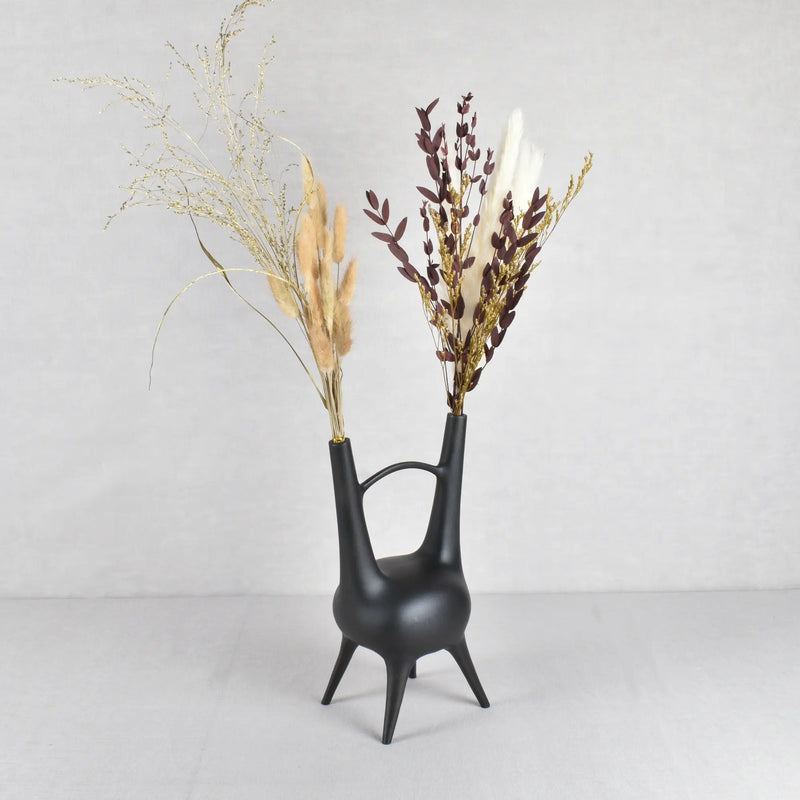 Dekorative-Vase - mit zwei Öffnungen - Vase Langstielige Blumen Bosfor