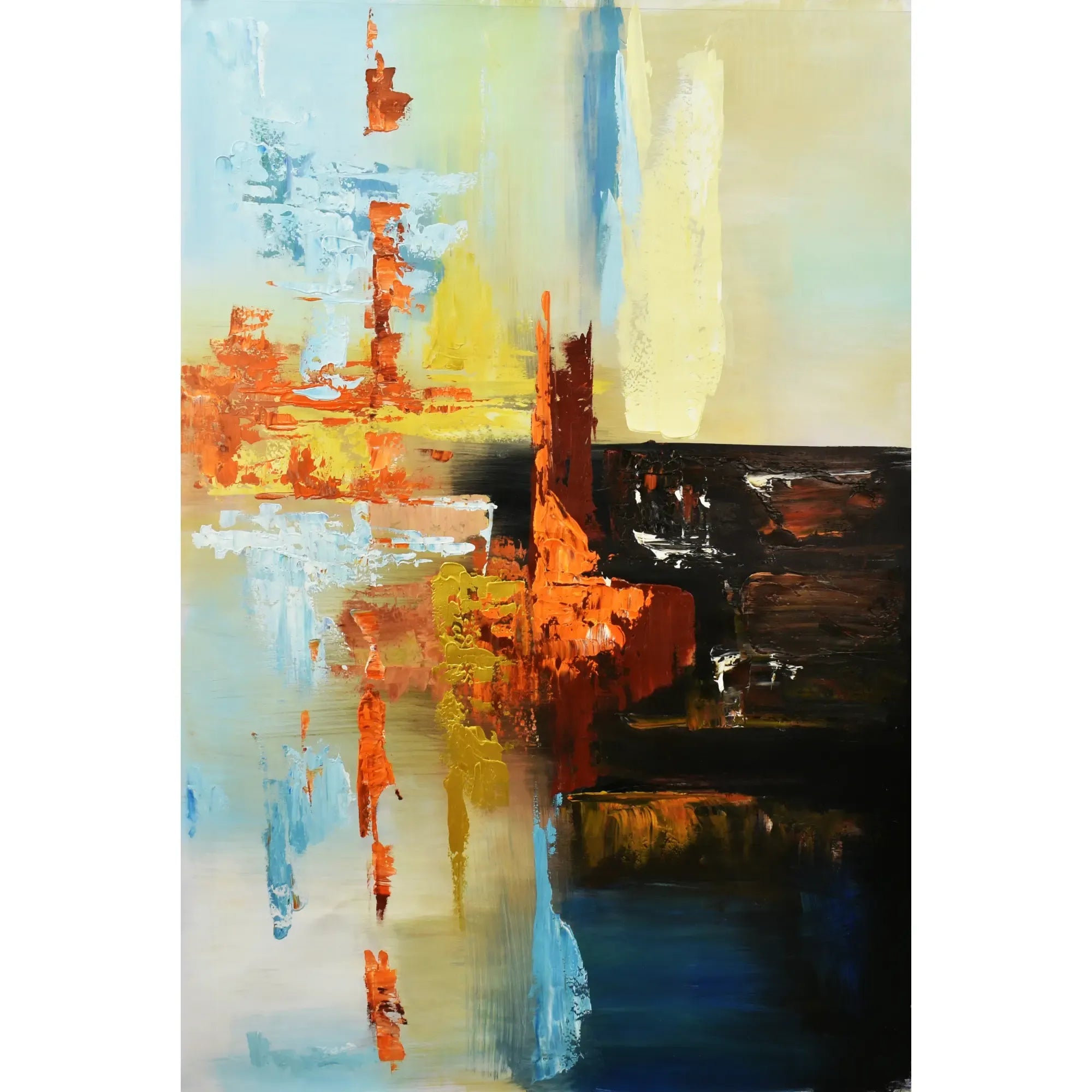 Großes Gemälde - Geheimnisse der Tiefe