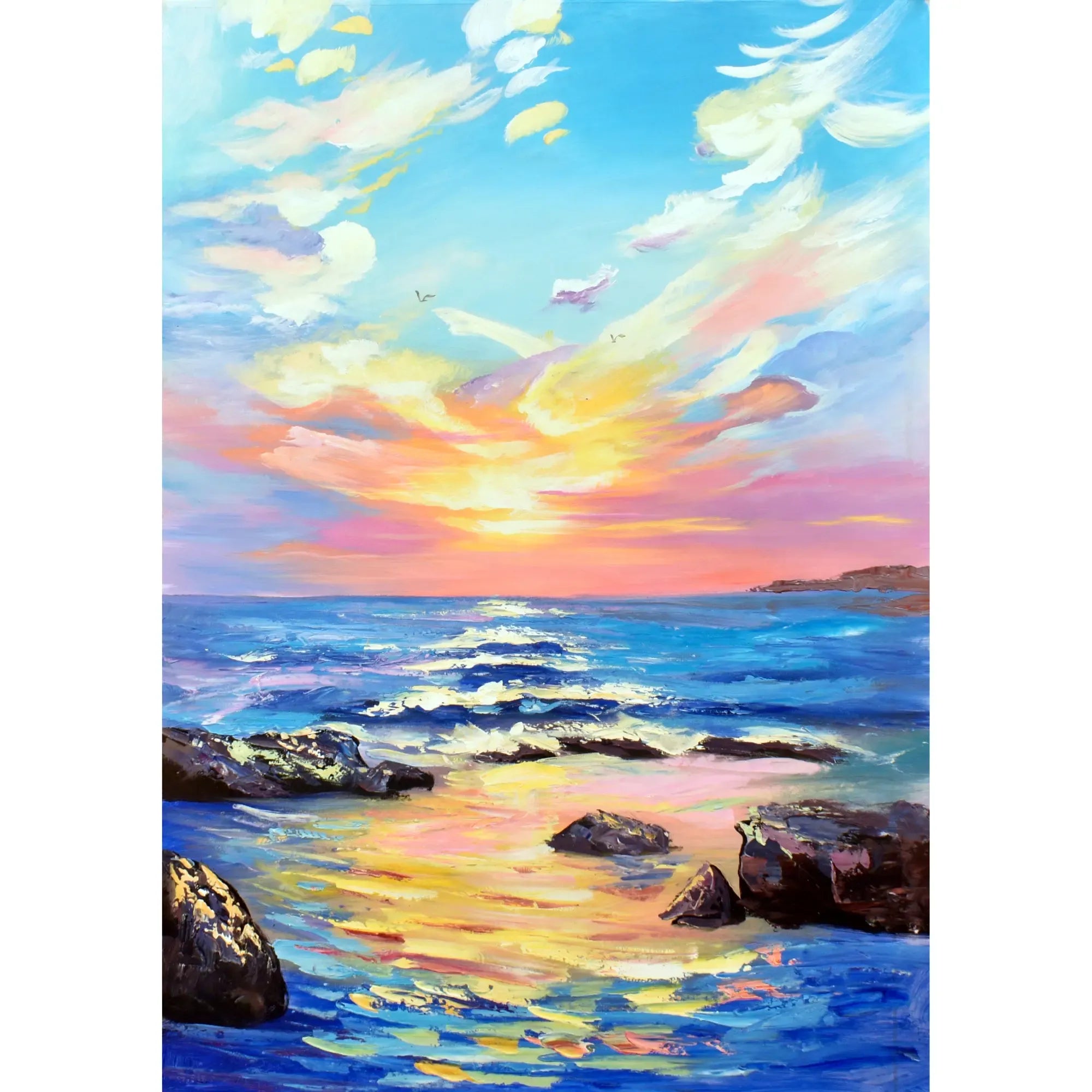 Großes Gemälde - Magie des Meeres