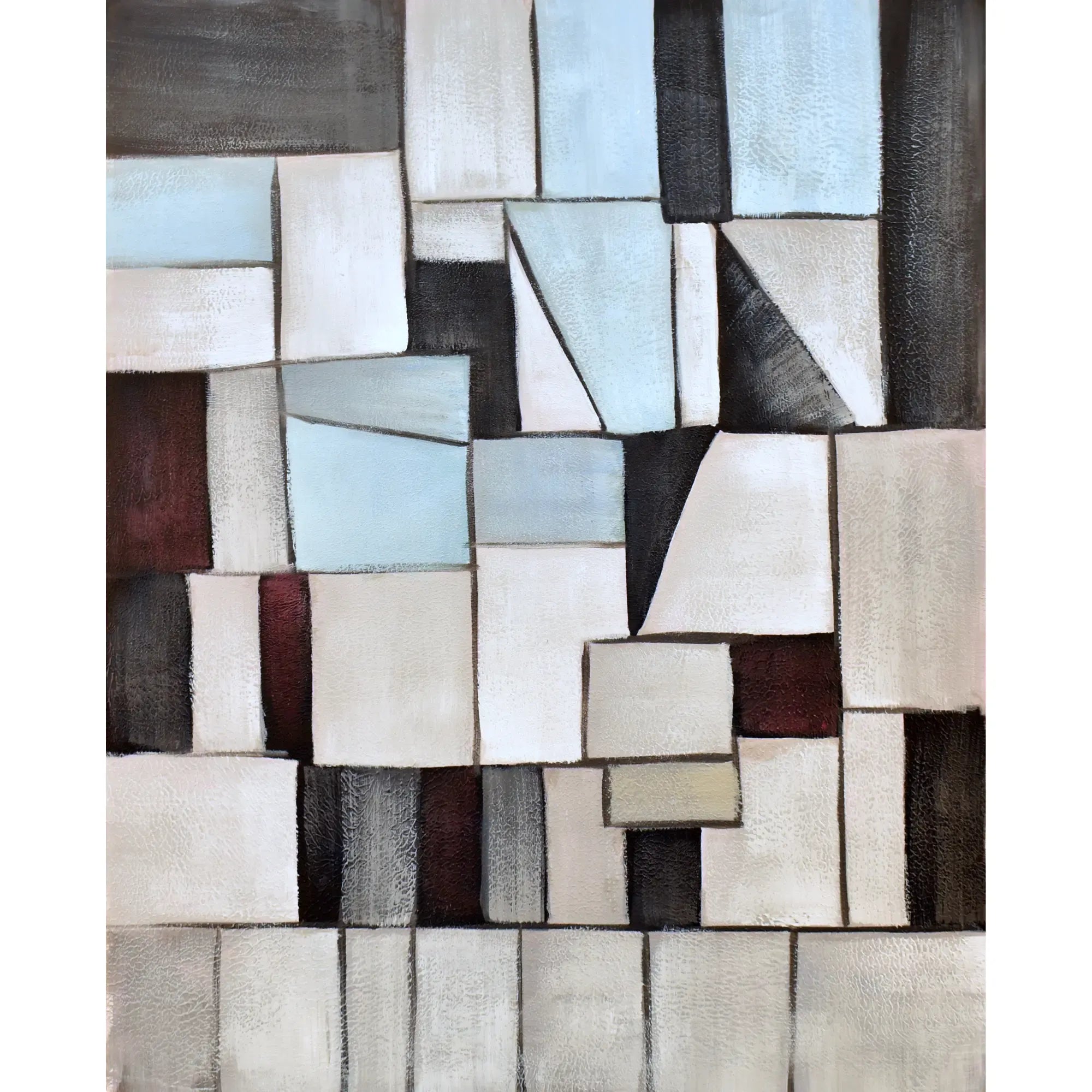 Großes Gemälde - Geometrie der Stille