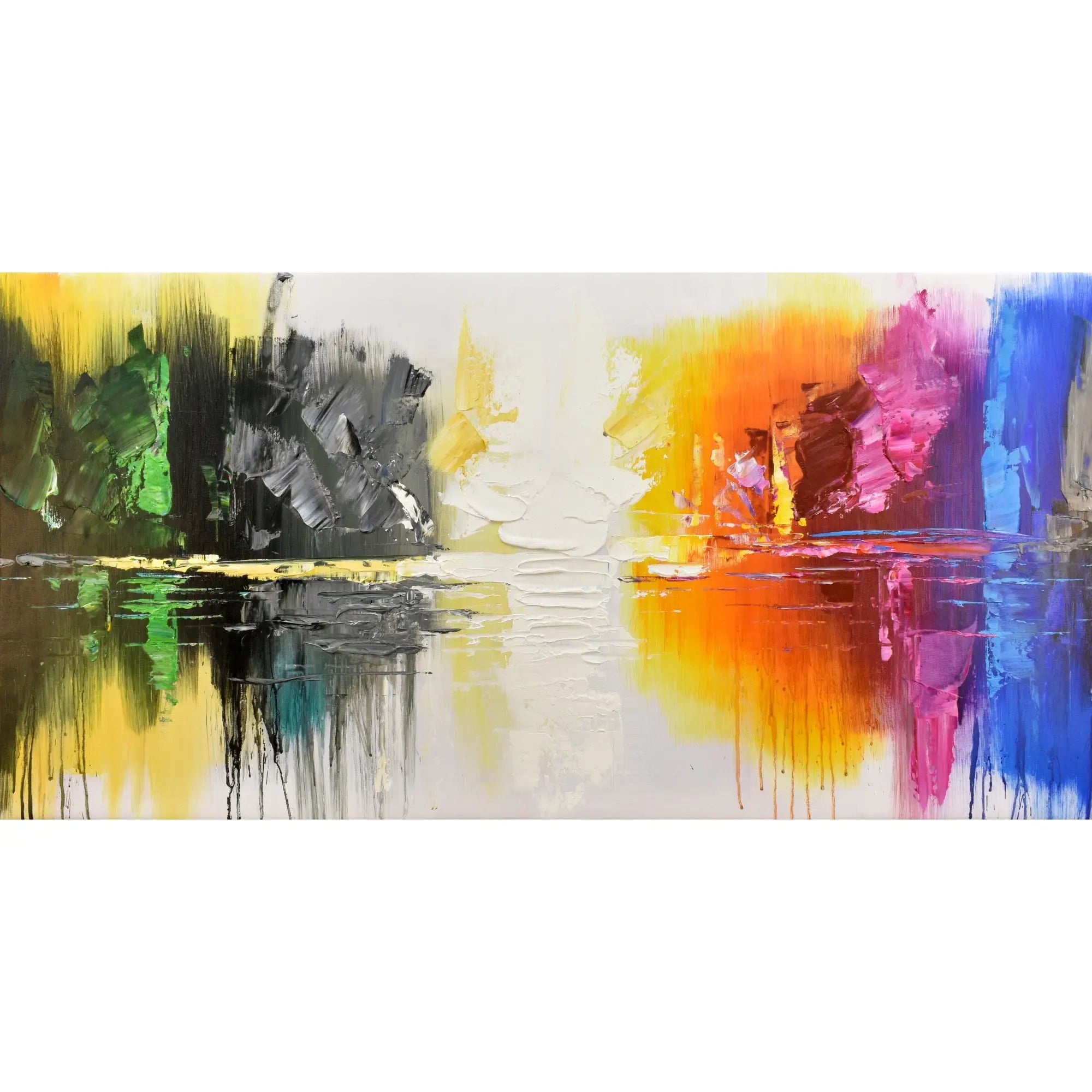 Großes Gemälde - Farben der Stille