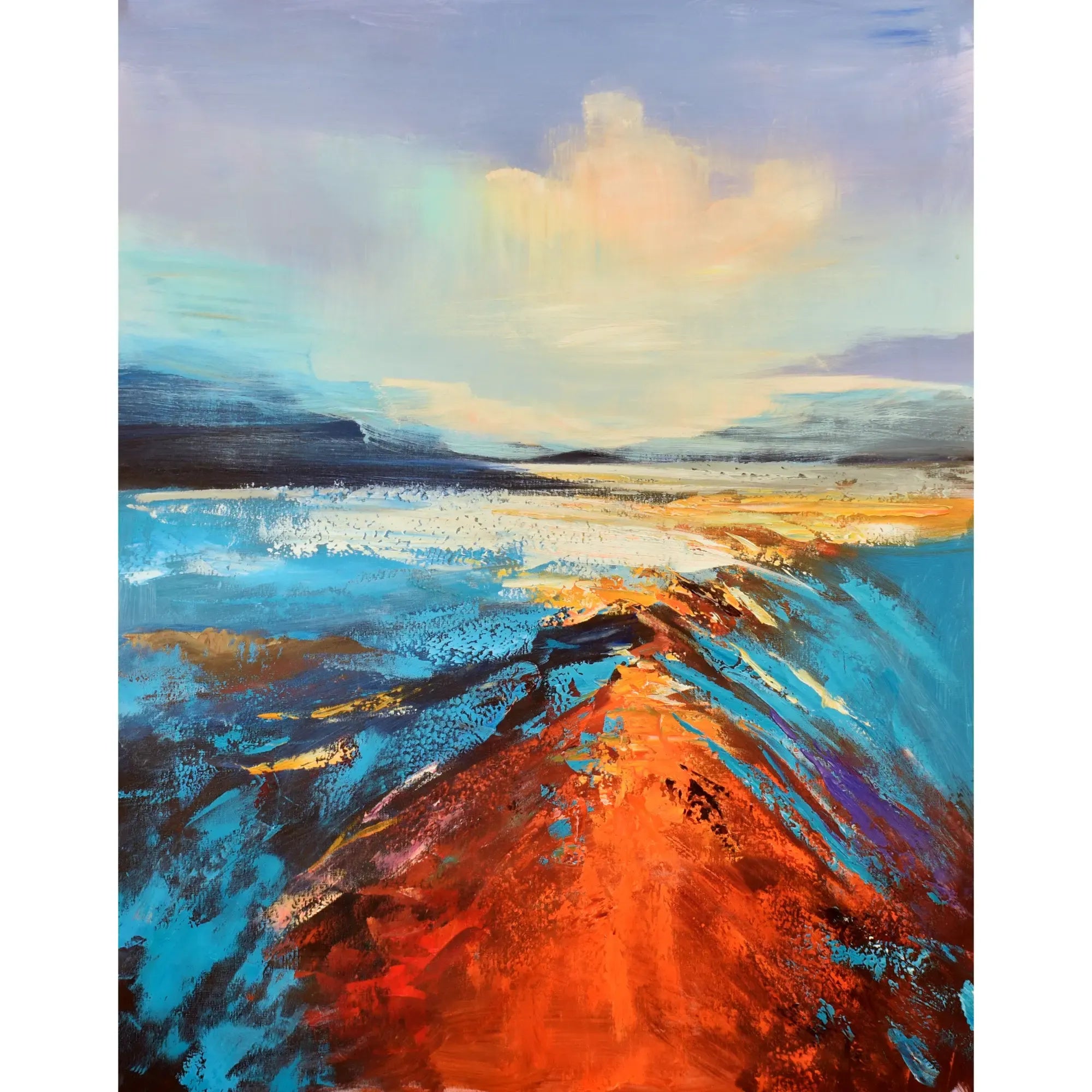 Großes Gemälde - Horizonte des Lichts