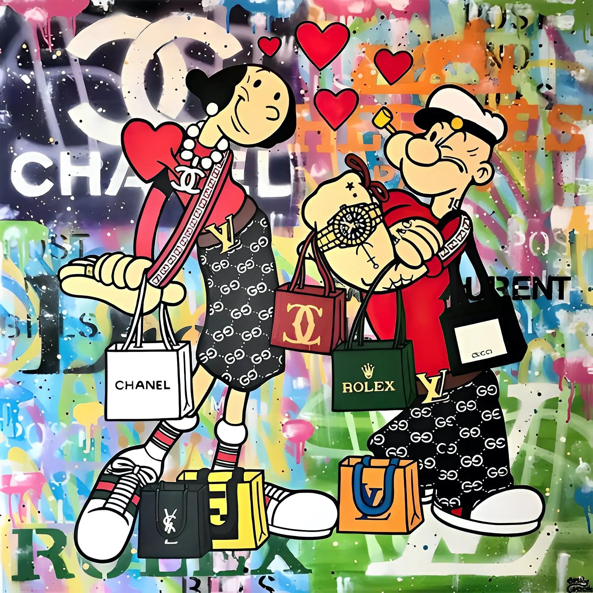 Großes Gemälde - Luxury Love Default Title