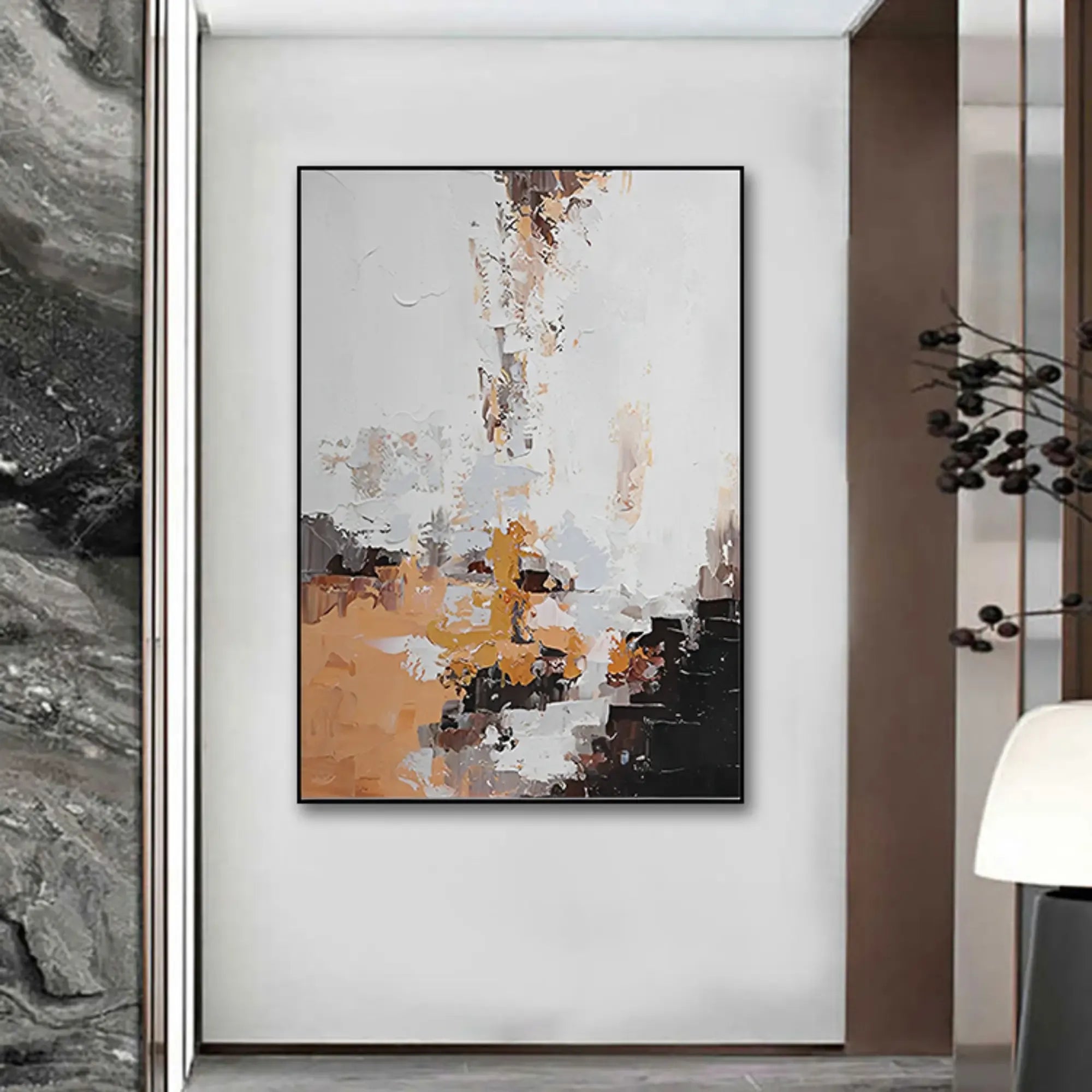 Großes Gemälde - Tranquillità Texturale