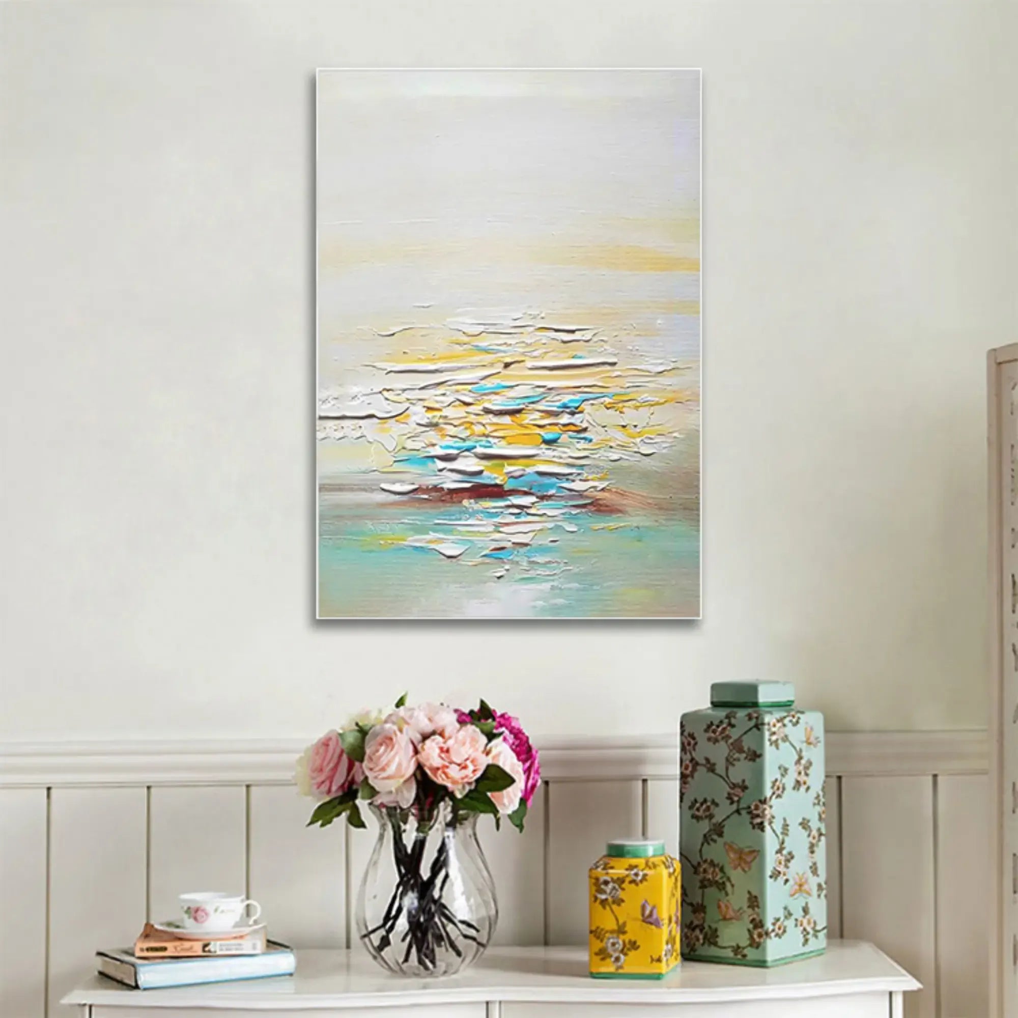 Großes Gemälde - Lichtspiel am Horizont