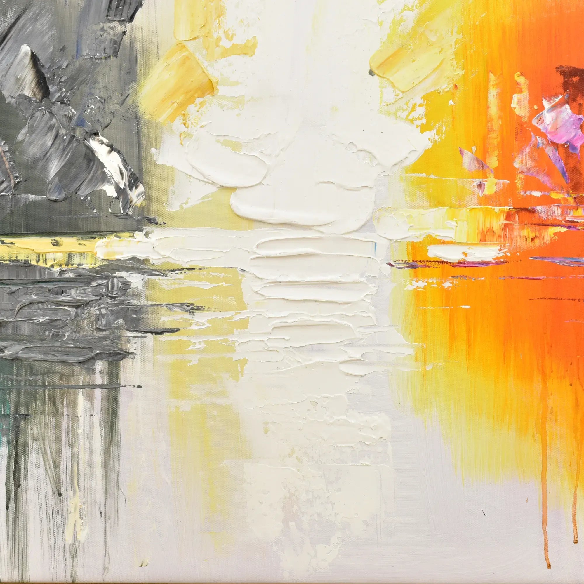 Großes Gemälde - Farben der Stille