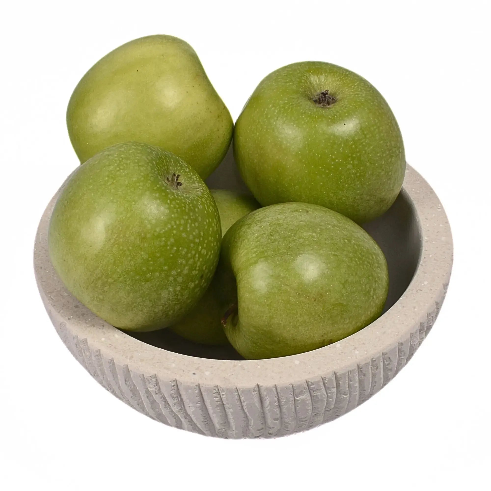 Servierschale - Relief Design 20cm - Schöne runde Obstschale Afina