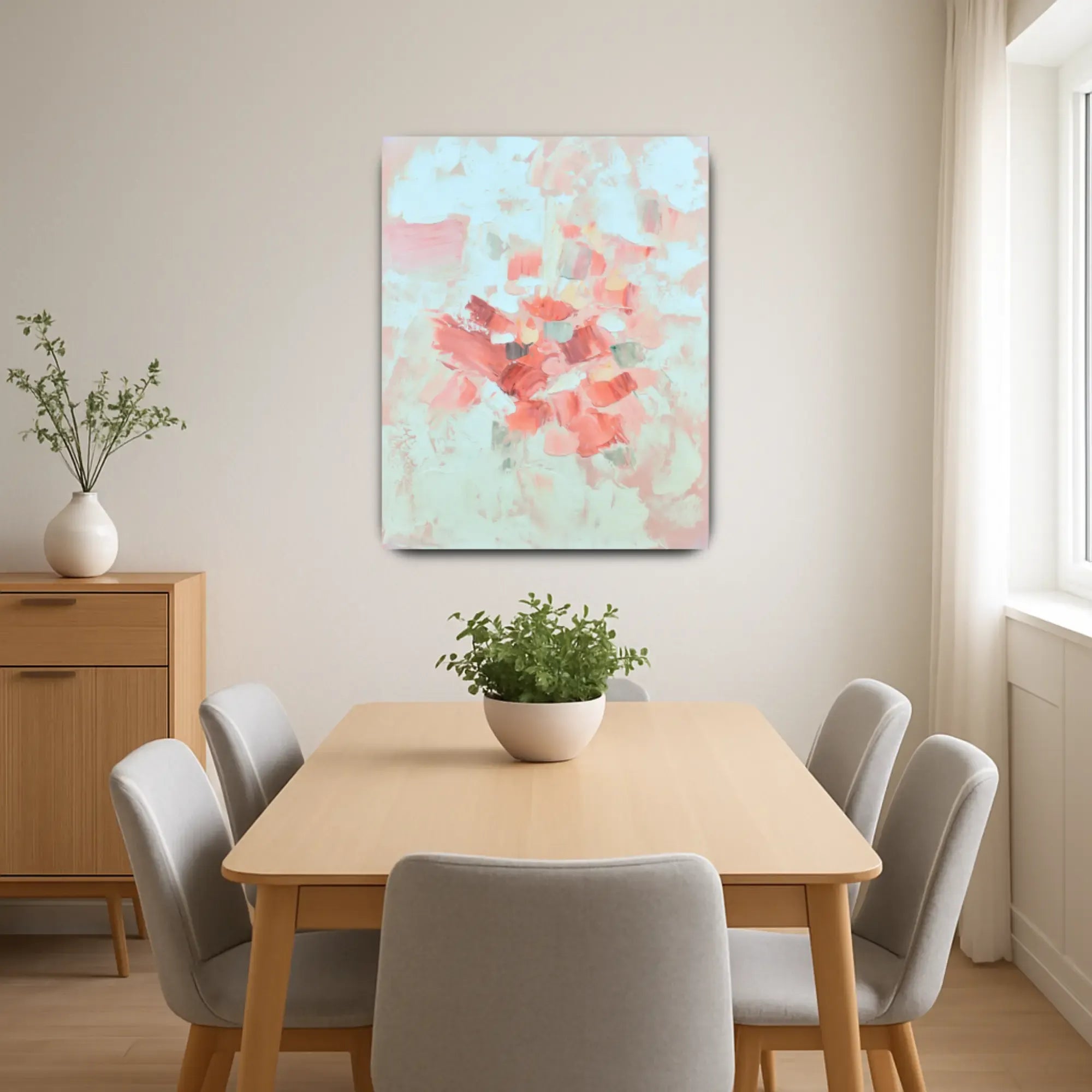 Großes Gemälde - Blüten des Lichts