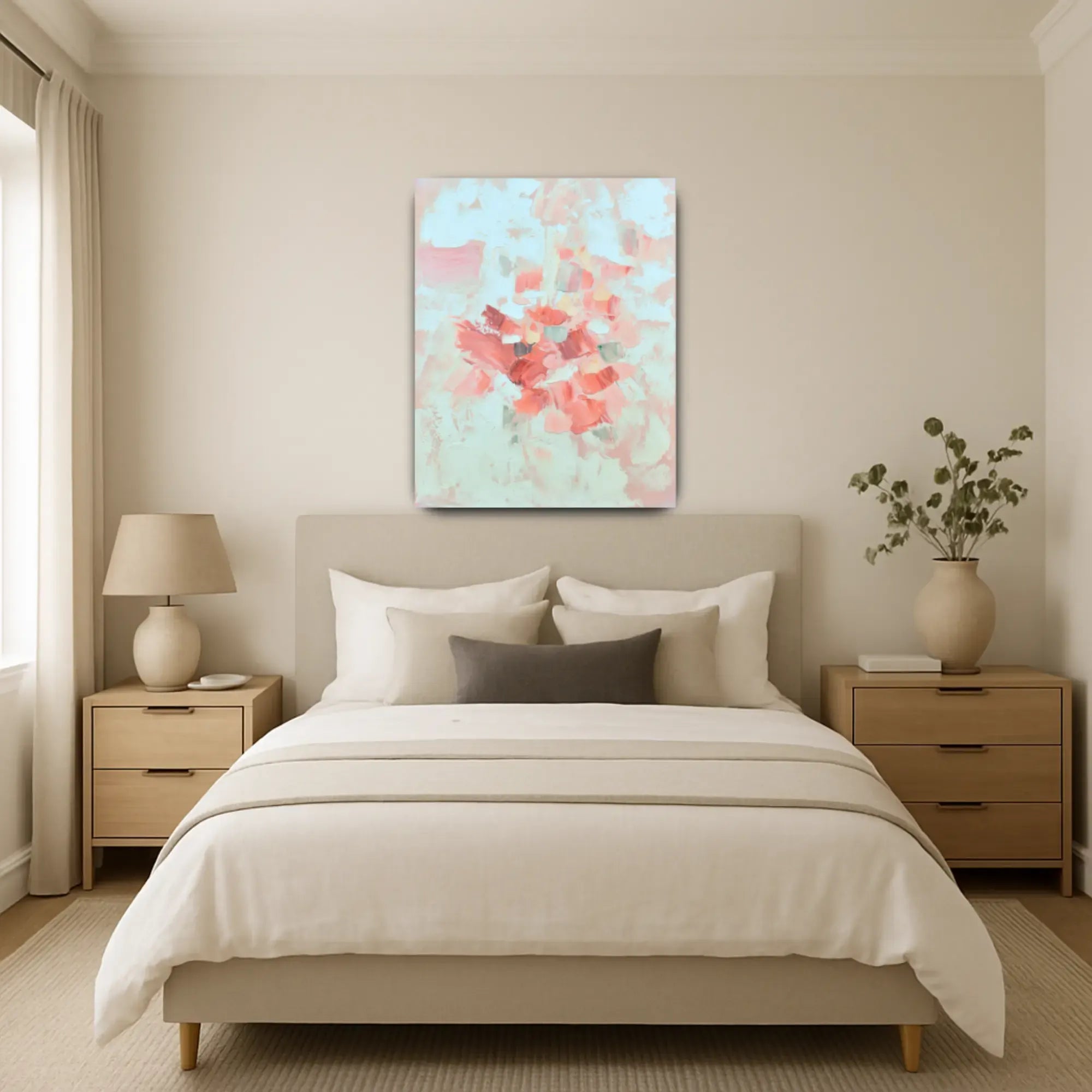 Großes Gemälde - Blüten des Lichts