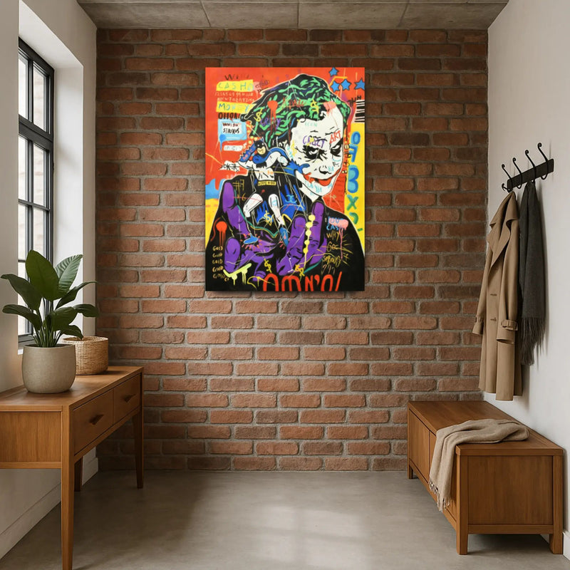 Großes Gemälde - Chaos & Joker