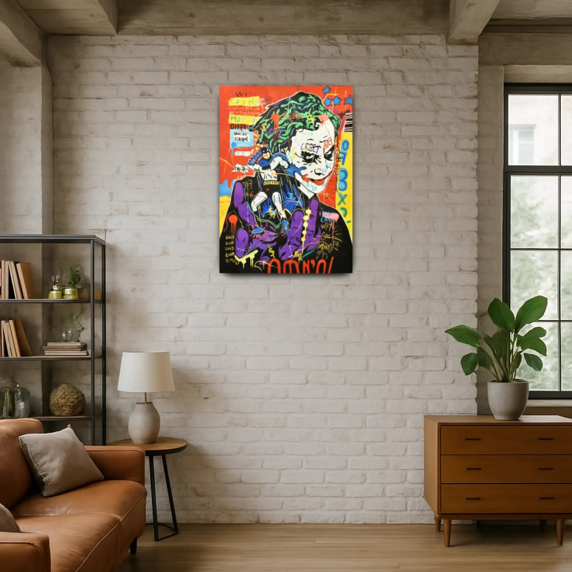 Großes Gemälde - Chaos & Joker