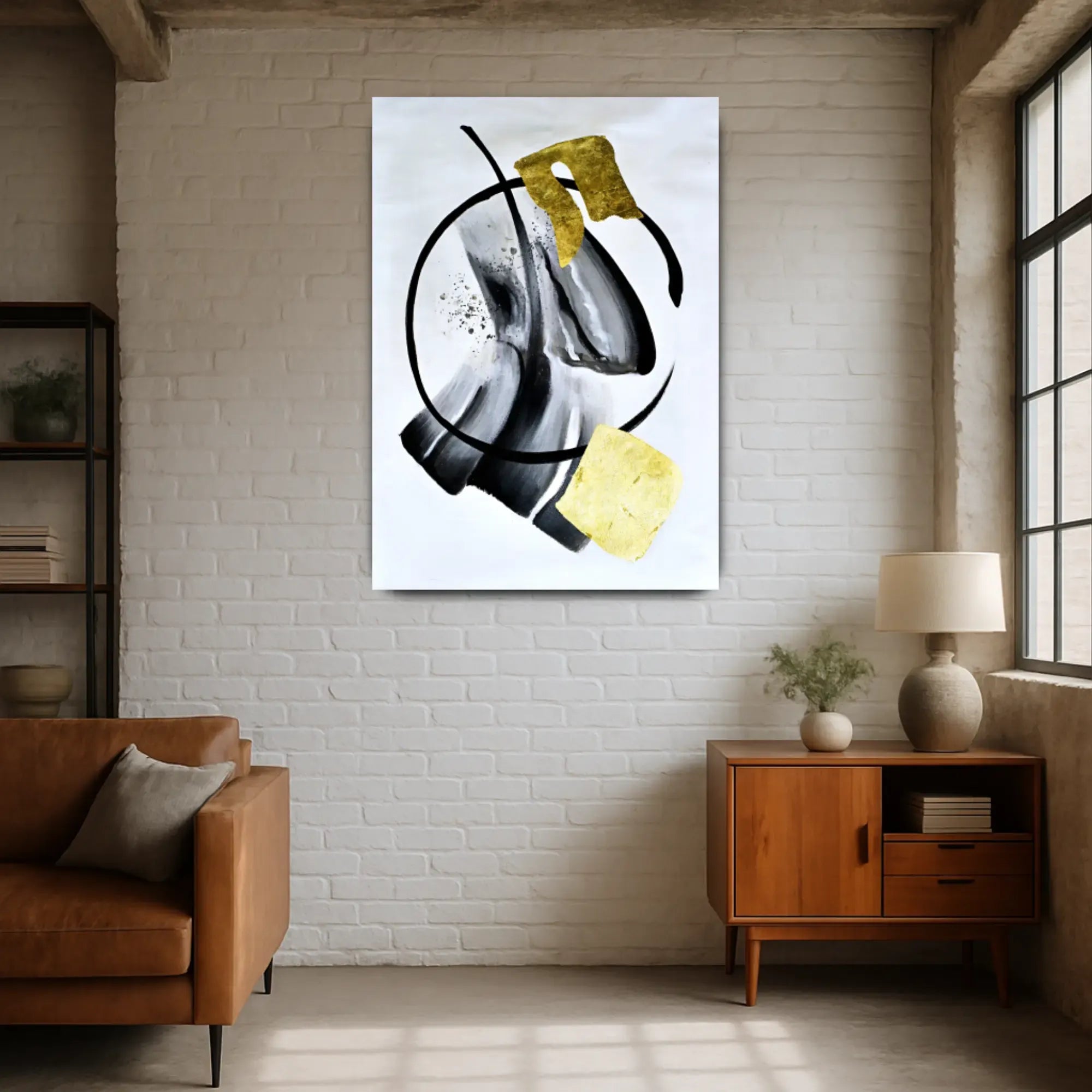 Großes Gemälde - Goldene Balance Default Title