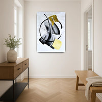 Großes Gemälde - Goldene Balance