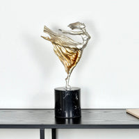 Dekofigur - Elegante Skulptur Schwebende Tanzsilhouette Danza Aurea