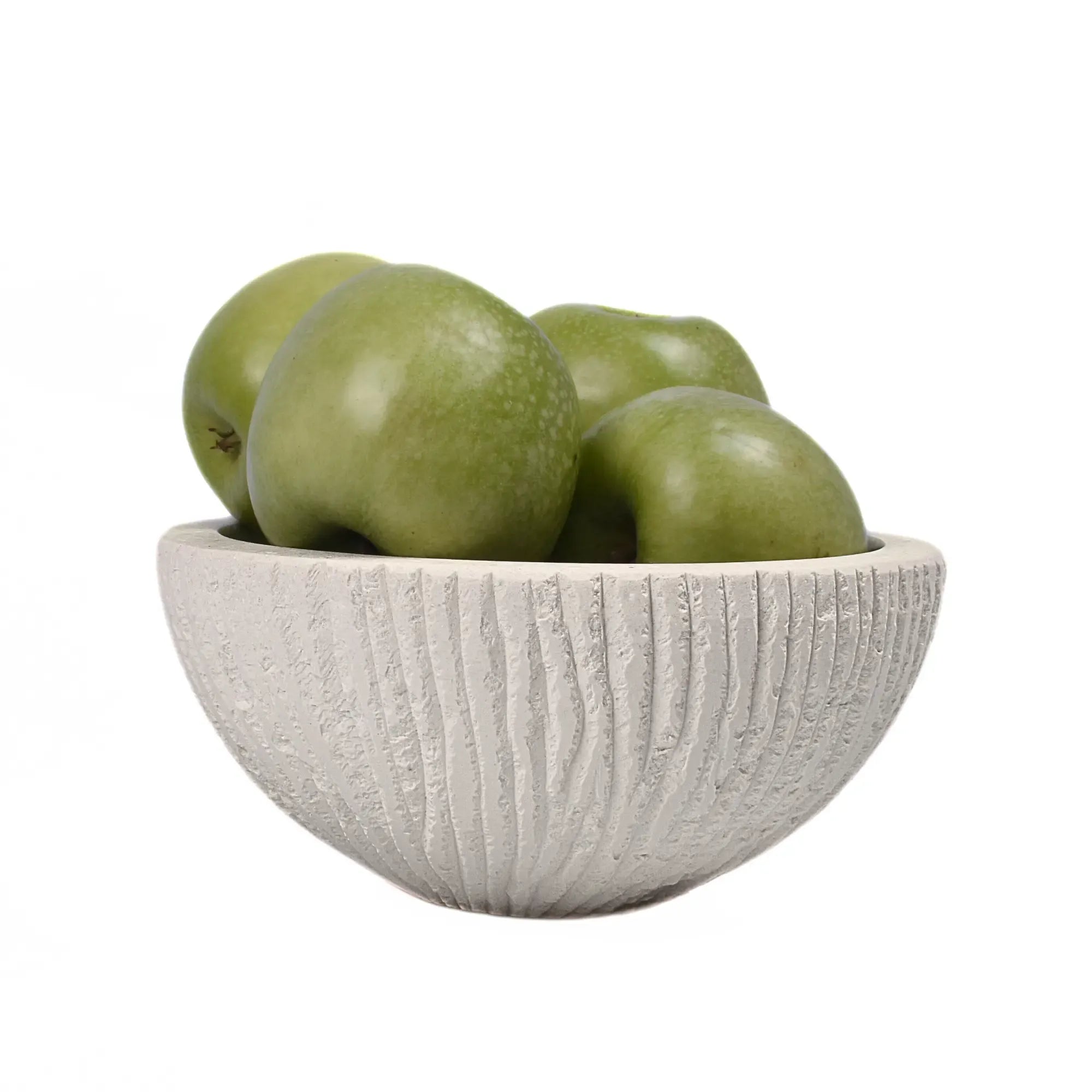 Servierschale - Relief Design 20cm - Schöne runde Obstschale Afina